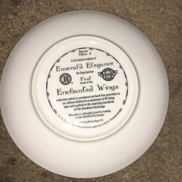 Bradford exchange butterfly plate display - Picture 3 of 3